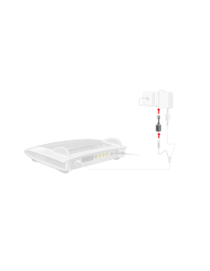FRITZ!Box RJ45-RJ11-verloopadapter zwart (anlg telefoon) 2