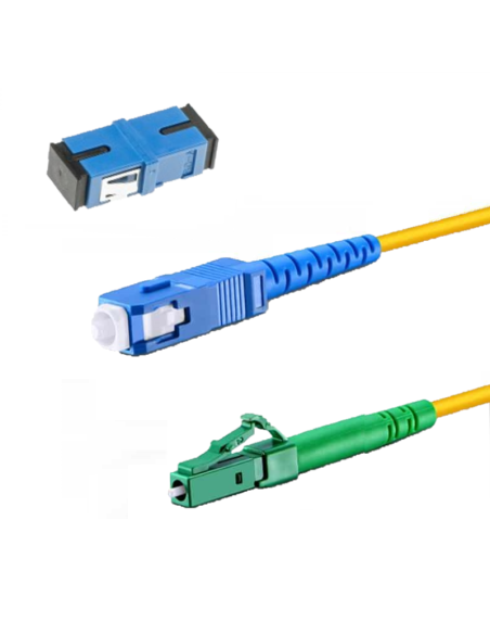 SC-LC BLAUW (SC-UPC/LC-APC) glasvezelkabel-set