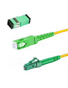 SC-LC GROEN (SC-APC/LC-APC) glasvezelkabel-set