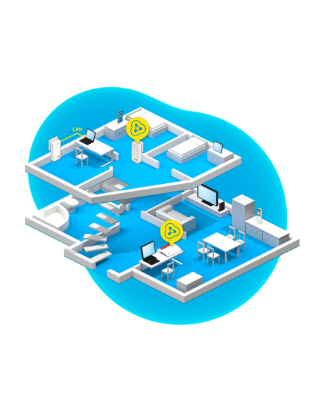 FRITZ!Powerline 1240 AX WLAN single