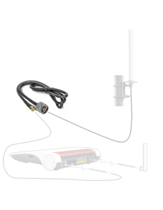 LTE antennekabel 3 meter coax N-Male naar SMA-Male 2